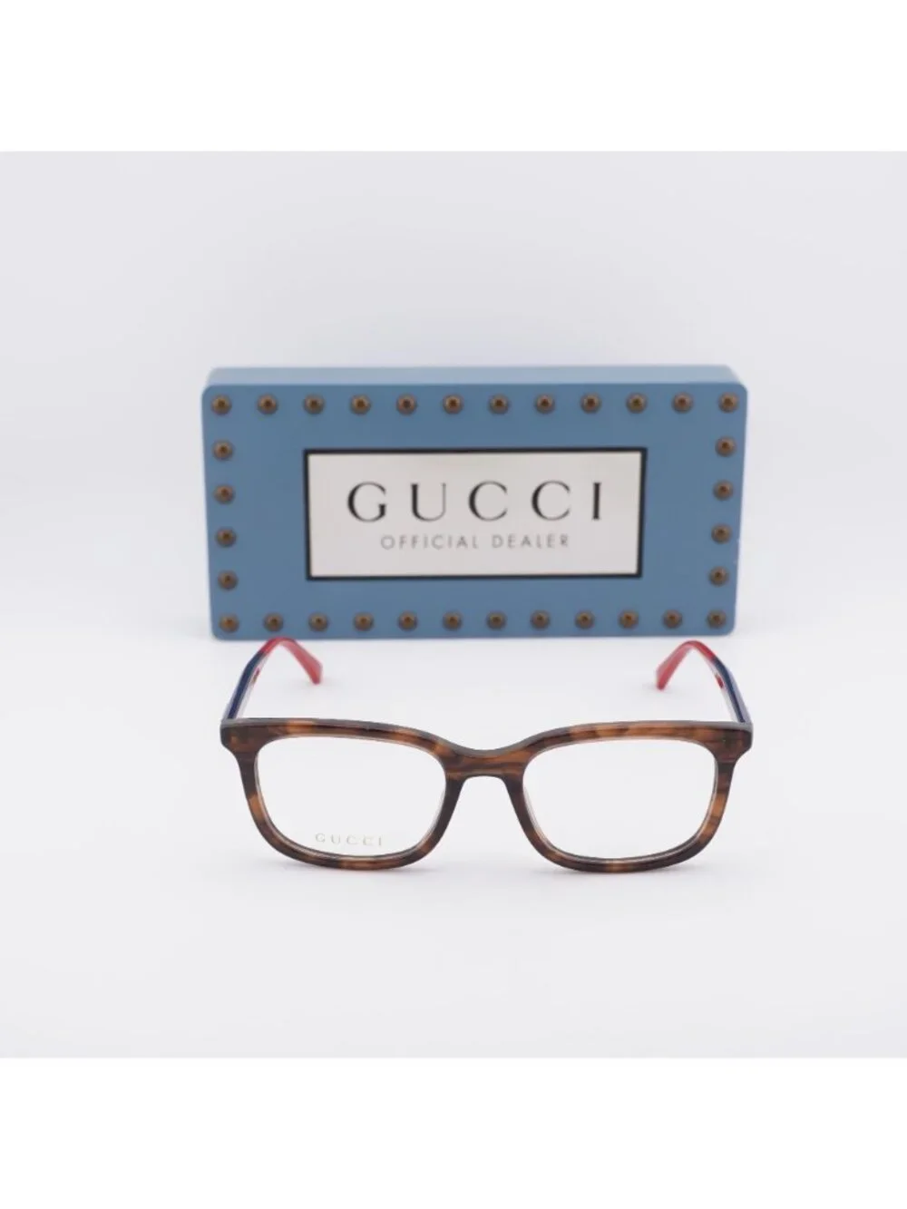 Gucci GG1928O 003 Square Eyeglasses – Havana 53mm